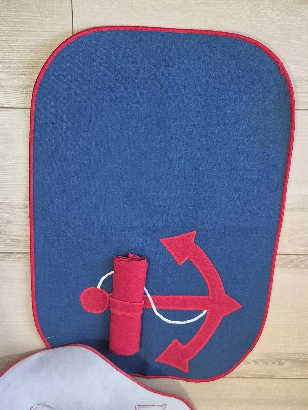 Set of 4 Heritage Linens Nautical Anchor Placemats with Napkins NWT